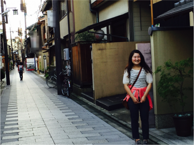 理想の大学生像に京都がピタリとはまったんです。 都会と落ち着きを持ち合わせたまち。惹かれました。